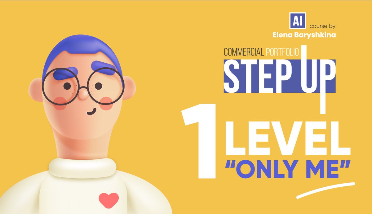 EBaryshkina's tweet photo. Hey, guys!

U can buy my course "Commercial portfolio: Step Up" every day on Level 1 "Only me" = 49€/$52

More about my course you can read (reviews, students designs) on course website https://t.co/83ClOkRoEZ

Or in the book presentation here https://t.co/BAIhqfsJBq https://t.co/jtrFg0JlGe