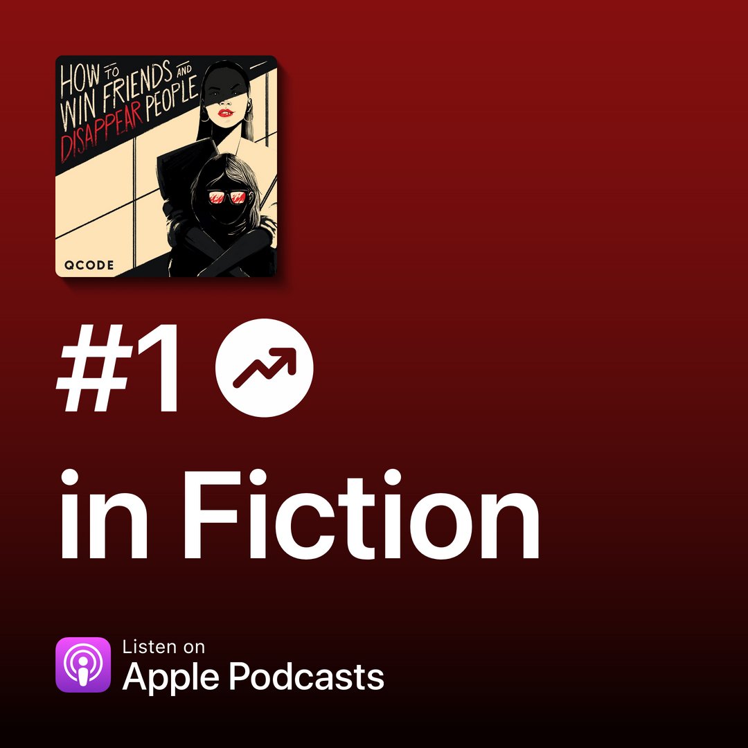 Nancy and El deserve this - if you haven't listened yet... what are you waiting for??@LeslieGrace and @Soni_NicoleB's new audio thriller #HowToWinFriendsandDisappearPeople has two episodes available right now. Listen free @ApplePodcasts podcasts.apple.com/us/podcast/how…