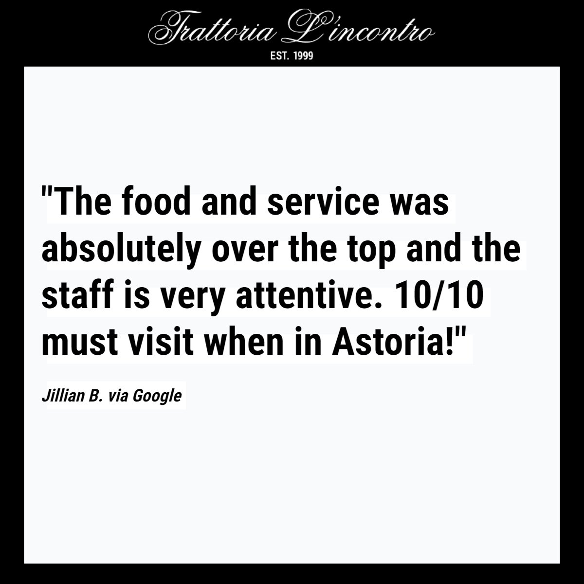 Trattoria L'incontro tweet media