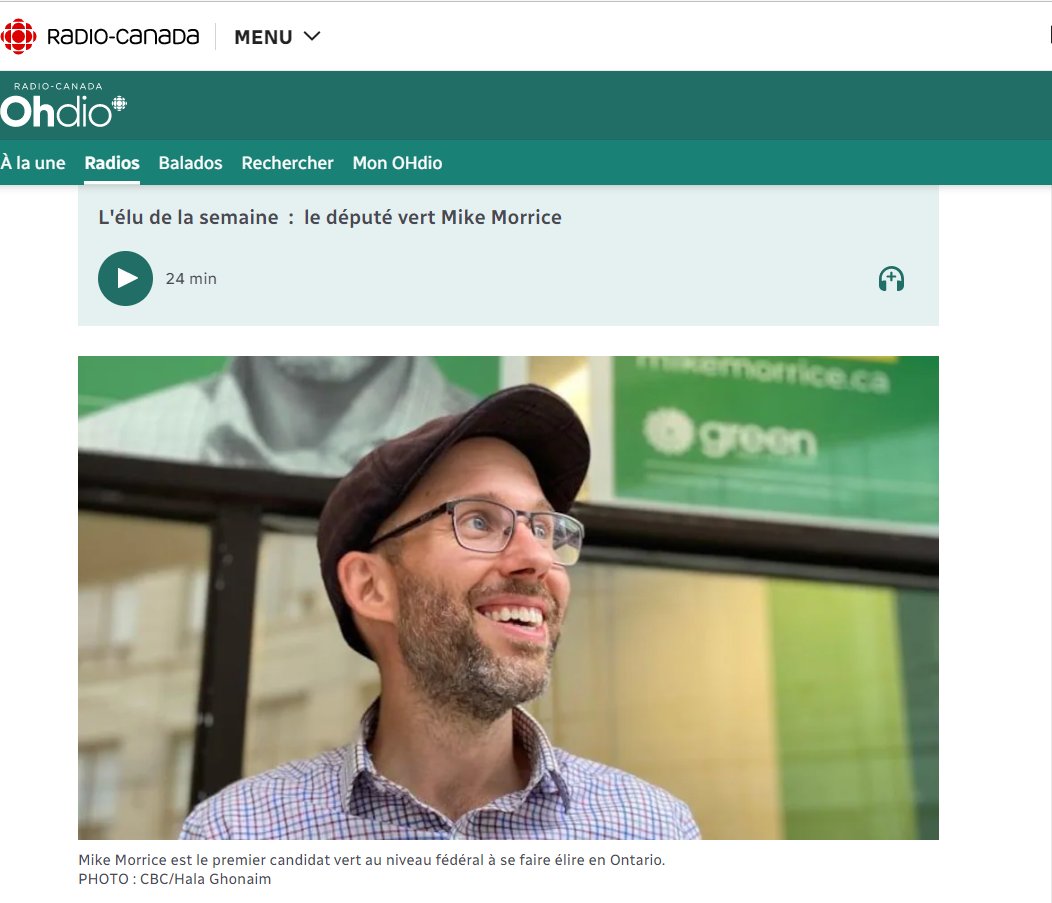 Merci <a href="/GabSabourin/">Gabrielle Sabourin</a> et <a href="/iciradiocanada/">Radio-Canada</a> pour cette entrevue, ma première de longue durée en français.

Je suis heureux d'avoir plus d'occasions de partager les priorités de ma communauté - comme la crise du logement -avec un public plus large!
 
Écoutez ici: ici.radio-canada.ca/ohdio/premiere…