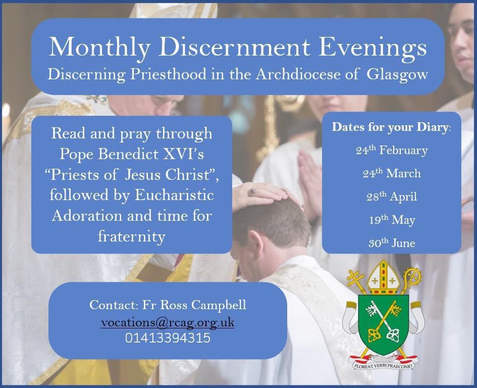 Could God be calling you to serve as a priest in <a href="/ArchdiocGlasgow/">Archdiocese of Glasgow</a>?