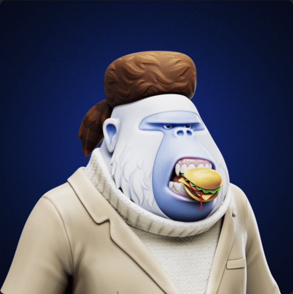 I see people asking often what NFT’s are about, and even more (because of who I follow and am followed by) asking “why DAA?” Rarely know how to answer but the pleasure I have taken in getting a second ape has surprised even me 😆
Welcome to the family my little albino!