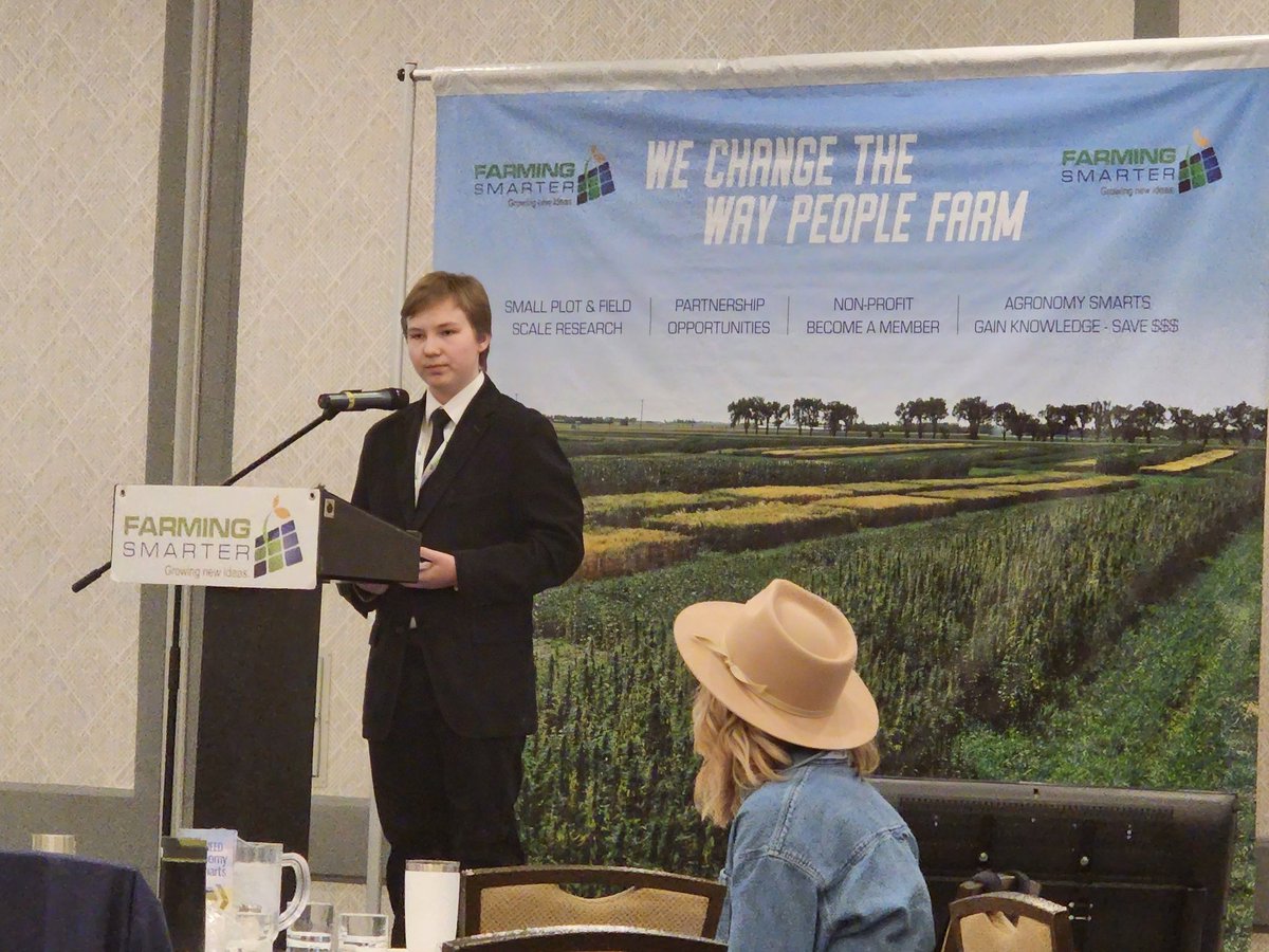 FarmingSmarter's tweet photo. The fantastic 4H presentations are back on stage at #FSConf23!
Don't miss your chance to support youth in Agriculture! Get your final bids in on the 4H Silent Auction as they close at 1:30!
https://t.co/nOro4xnJeI https://t.co/szONI0U1jr