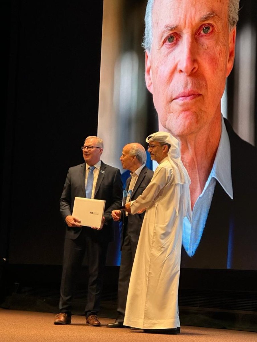 Privileged to host <a href="/NobelPrize/">The Nobel Prize</a> laureate Prof Roger Kornberg as guest speaker <a href="/MBRUniversity/">MBRU</a> today.  #WGS2023 <a href="/SuMBHG/">Division of Molecular Biology and Human Genetics</a> <a href="/Stanford/">Stanford University</a>