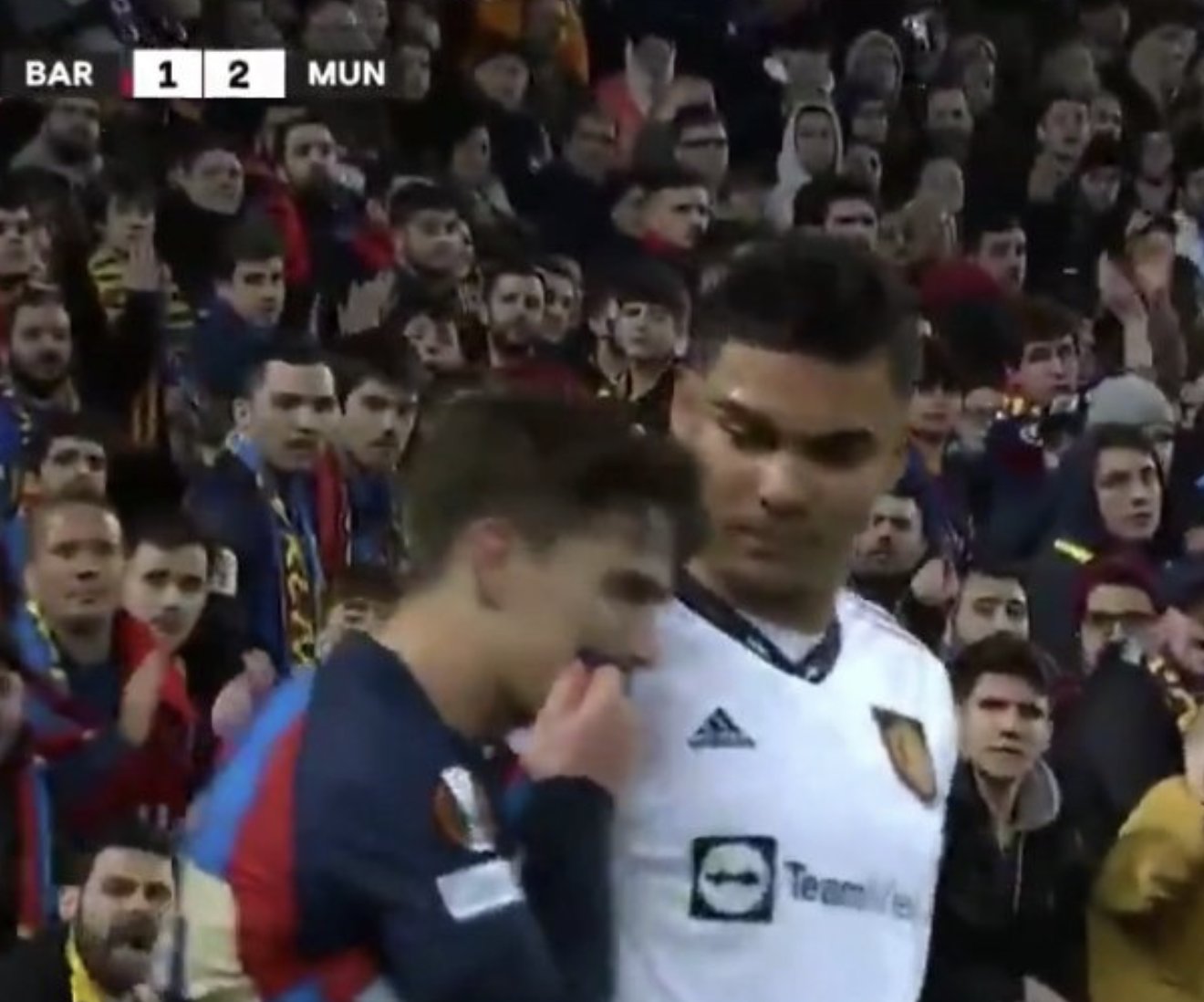 SPORTbible on Twitter "Fans are loving Casemiro owning Gavi in Barca