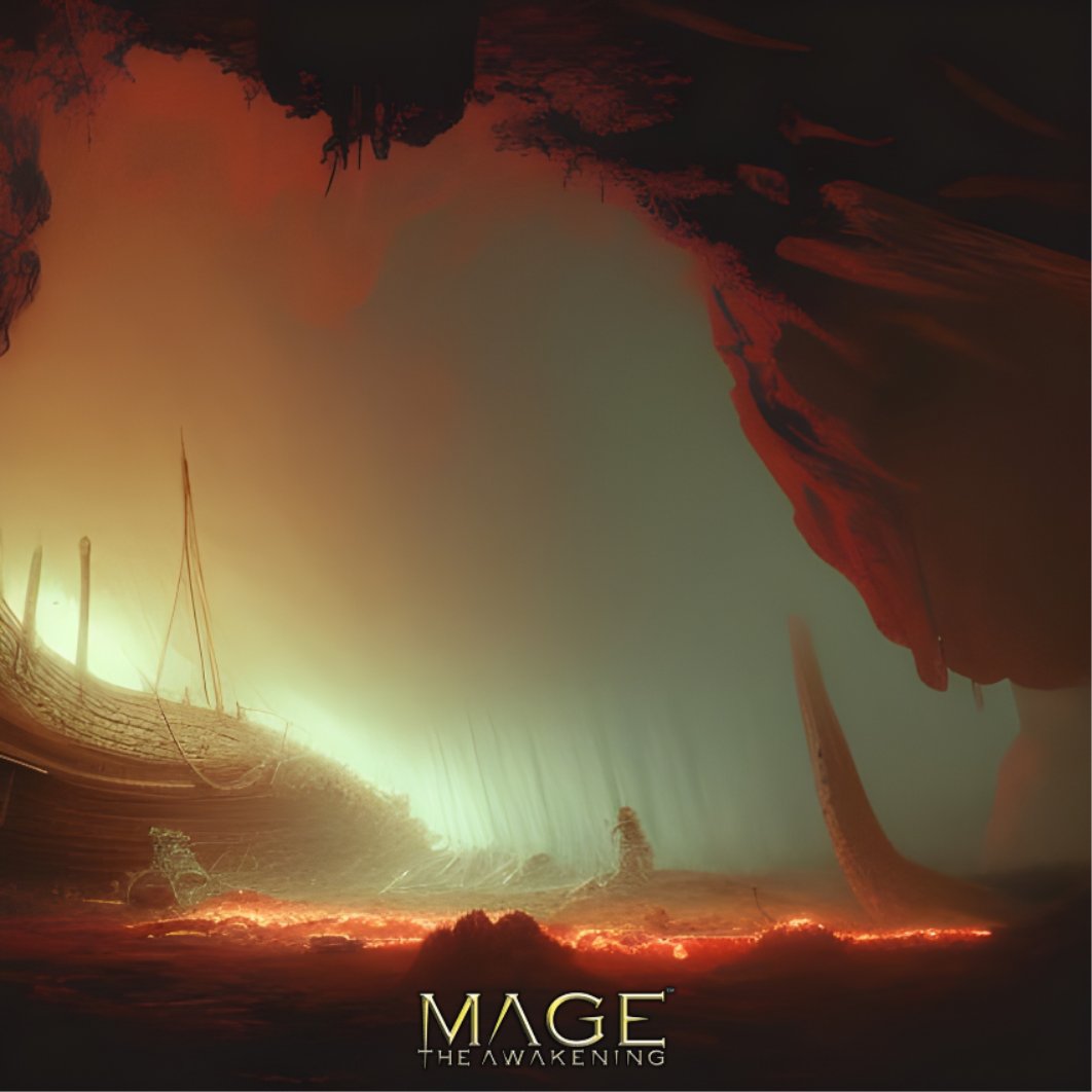 Tonight I'm running the finale of a Mage story based off of the system agnostic adventure Egophagous by <a href="/SixLegsGames/">six legs games | 🔥May Fire Devour Lazy Bastards🔥</a> found at drivethrurpg.com/browse/pub/226…. Changed a lot for Mage obviously, but found it a nice spot to start from.