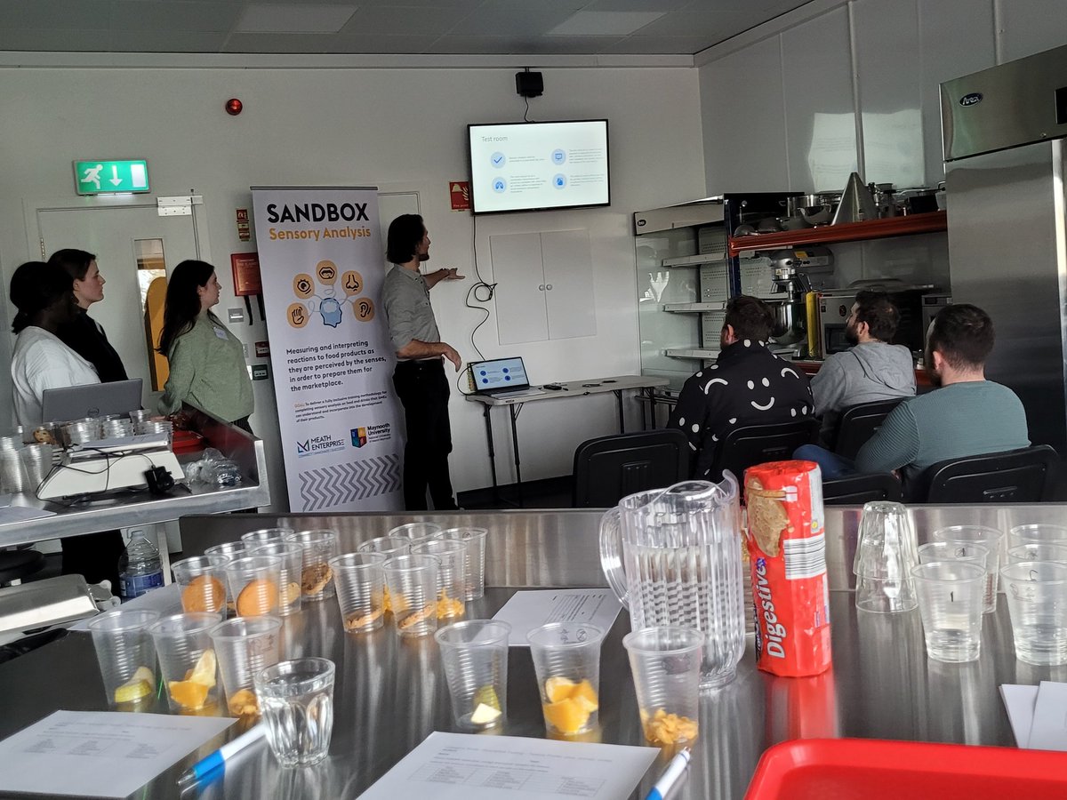 Innovate_NPD's tweet photo. Another fantastic training session today @BoyneValleyFoodLab @MeathEnterprise with the sandbox team from @MaynoothUni #SME #Collaboration #Knowledgeshare #Learning #TrainingandDevelopment https://t.co/NCMUtU9wdW