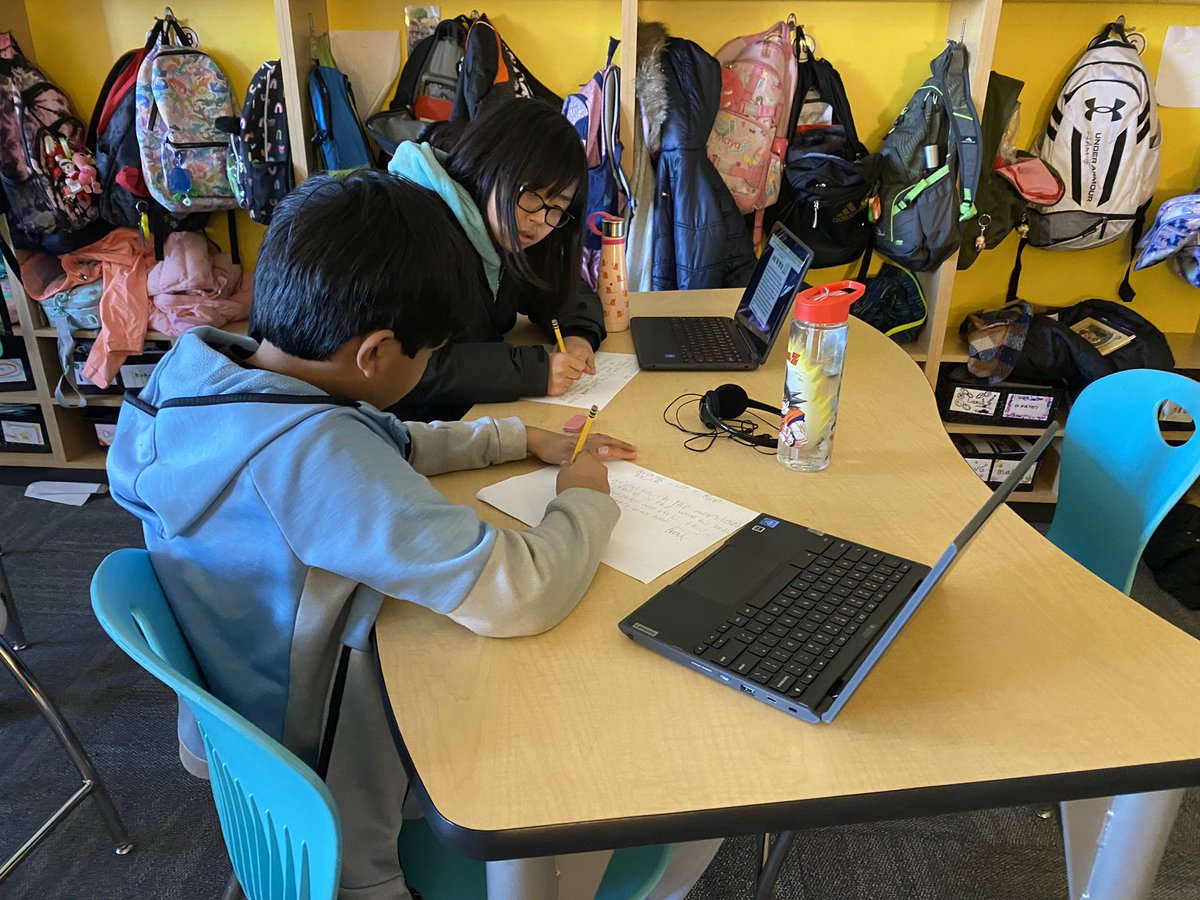 ADESRowe's tweet photo. Creating, planning, and practicing our skits, songs, or artwork to show our understanding of allusions in books and conversations. @adeDCSD @ADESjmay https://t.co/RX5CZWsOnQ