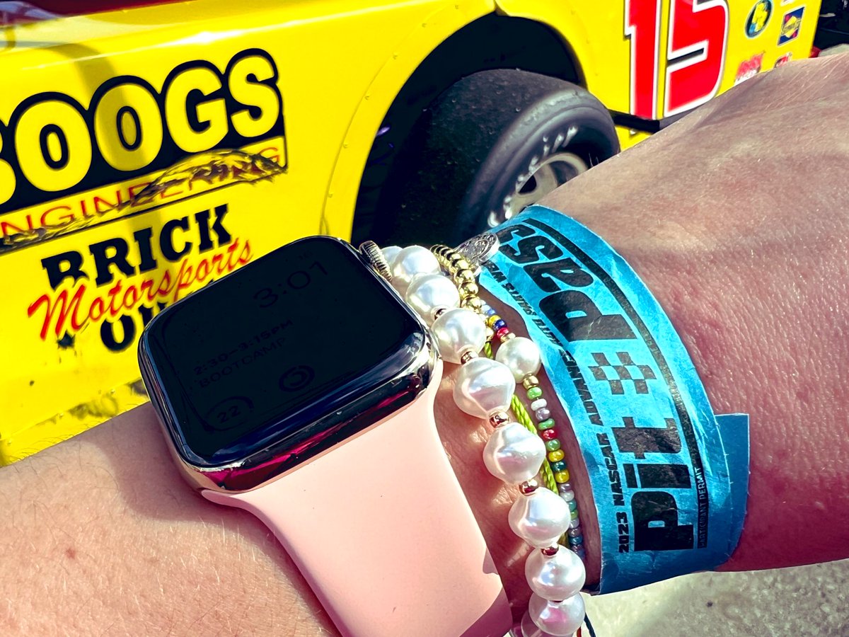 gabrielladriver's tweet image. Well, this is a new wrist accessory for the books! #PitPass 🏁