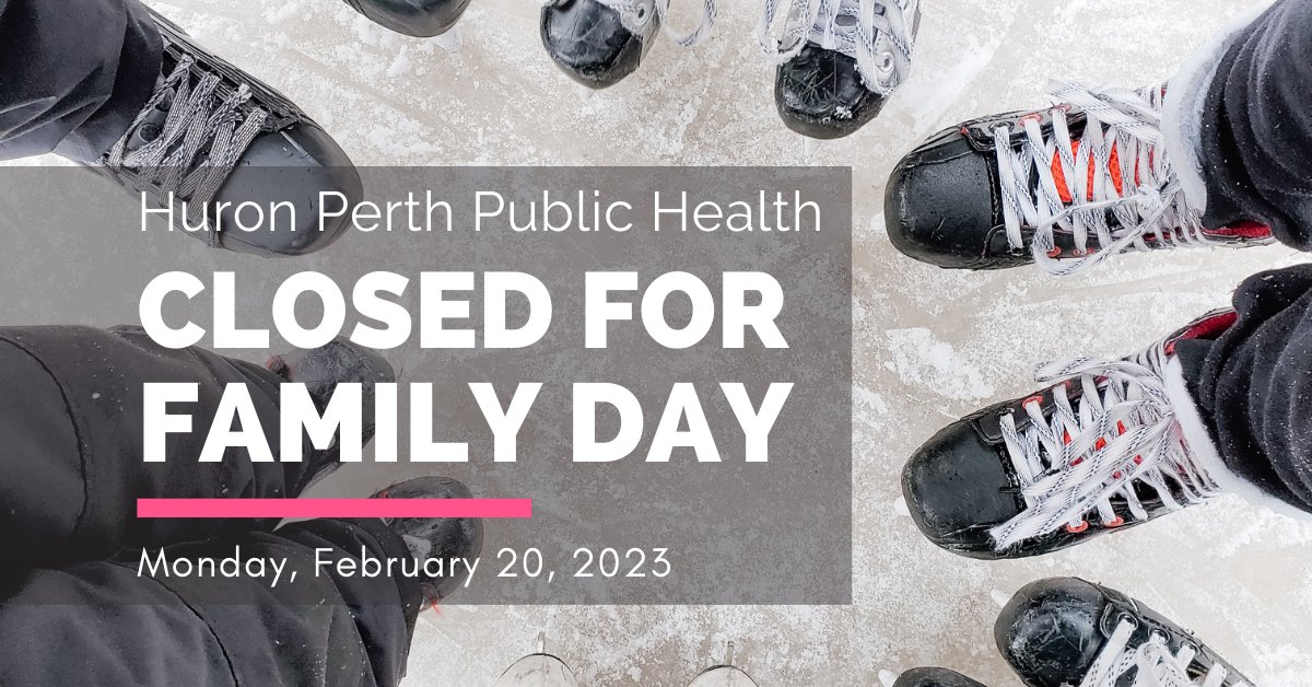 Huron Perth Public Health on Twitter "Huron Perth Public Health