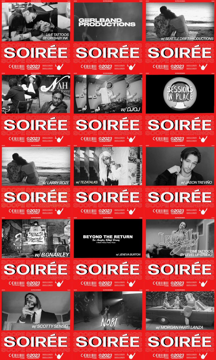 scopelex's tweet photo. line up for the soirée monday 🤩🤩🤩
full transparency: it’s bout 20 tickets left & it’s lookin like they only gonna have limited tickets at the door 🫶🏾
dnt fck around & miss some real black history in seattle!! In real time. #scopescreenings
https://t.co/v9eBxQ9mcf https://t.co/32gEYv8JT7