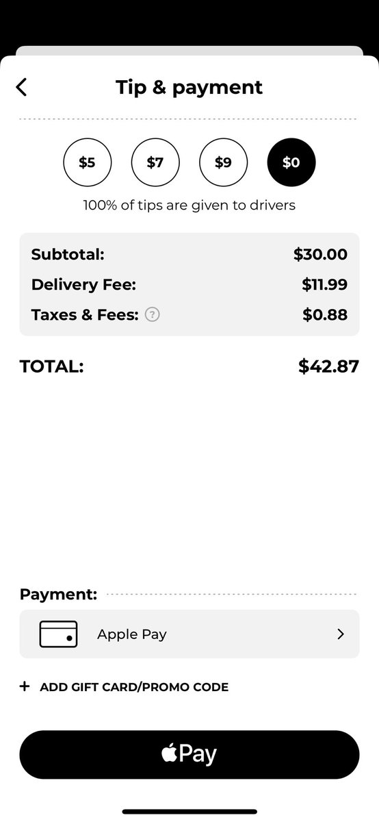 angelita sarita 🐩 🎀 on Twitter "nvm bruh why is the delivery fee 12"