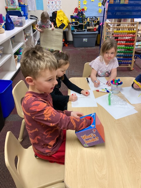 PartnershipPlan's tweet photo. Preschool is fully engaged with STEM activities thanks to the support of a Fall Partnership Plan Grant that supplied hands-on opportunities to explore 5 Senses with listening capsules, touch mystery boxes and kaleidoscopes for our eyes. https://t.co/wj7EAAHB7E