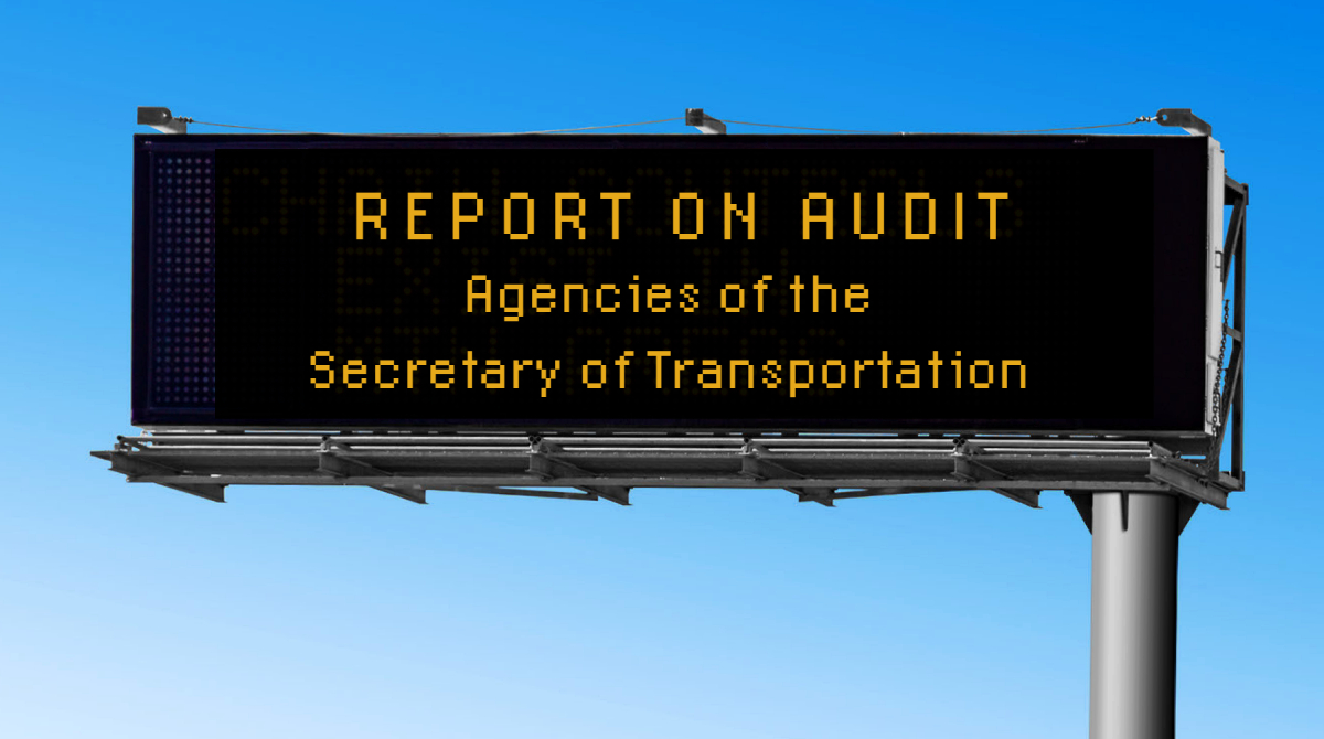 Report Release– 2022 Agencies of the Secretary of Transportation which includes audit results for VDOT and DMV, Virginia’s two largest transportation agencies. bit.ly/3XzeWG7 #Auditors #Virginia #Transportation