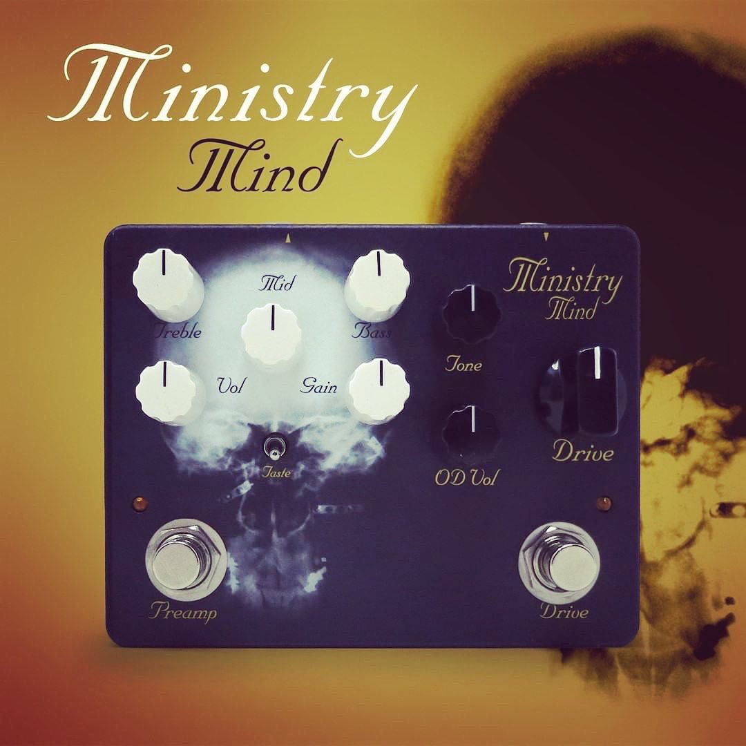 ministrypedal.com - Order yours now: LIMITED custom made Ministry pedal 'Mind' is alive!                                  
This encapsulates our sound from The Mind is a Terrible Thing to Taste era - a true collector's item that will TRANSFORM your tone. @weareministry