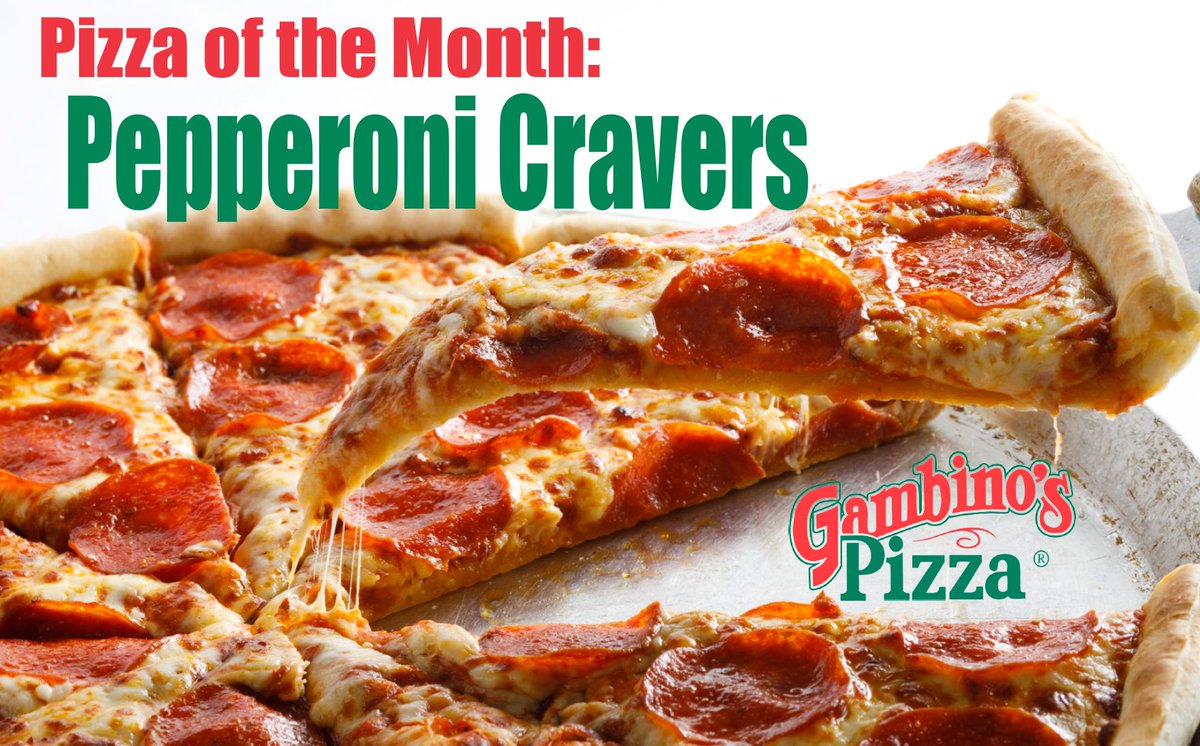 Have you tried February's Pizza of the Month?  If you like pepperoni, then you will LOVE ❤️ the Pepperoni Cravers Pizza!

Order yours today, only at Gambino's Pizza!