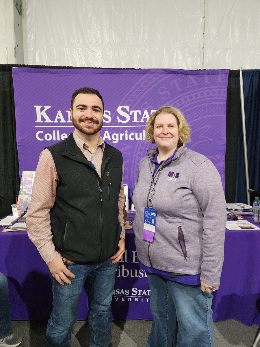 Last day at the @WorldAgExpo! There's still time to come by the K-State booth #7004. #WAE23 @kstateagecon @kstateag