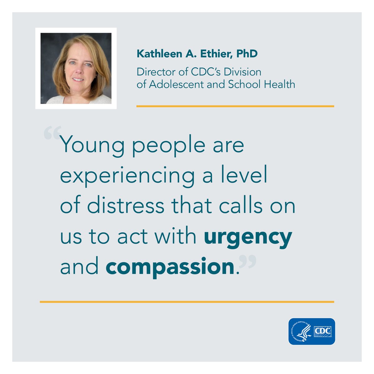 CDC_DASH's tweet photo. New data in the #CDCYRBS Data Summary &amp; Trends Report found that from 2011 to 2021, there was an increase in the percentage of all students who felt persistently sad or hopeless. Read the full report: https://t.co/UV6ypYquex https://t.co/Eaad6jant5