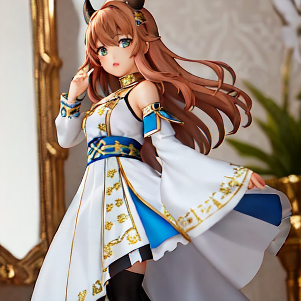 「曲りなりにうちのこLoRAが動いて大はしゃぎするなどしていたわーいフィギュアフィ」|(　= =)りこまんだー@お絵描きAIと格闘中のイラスト