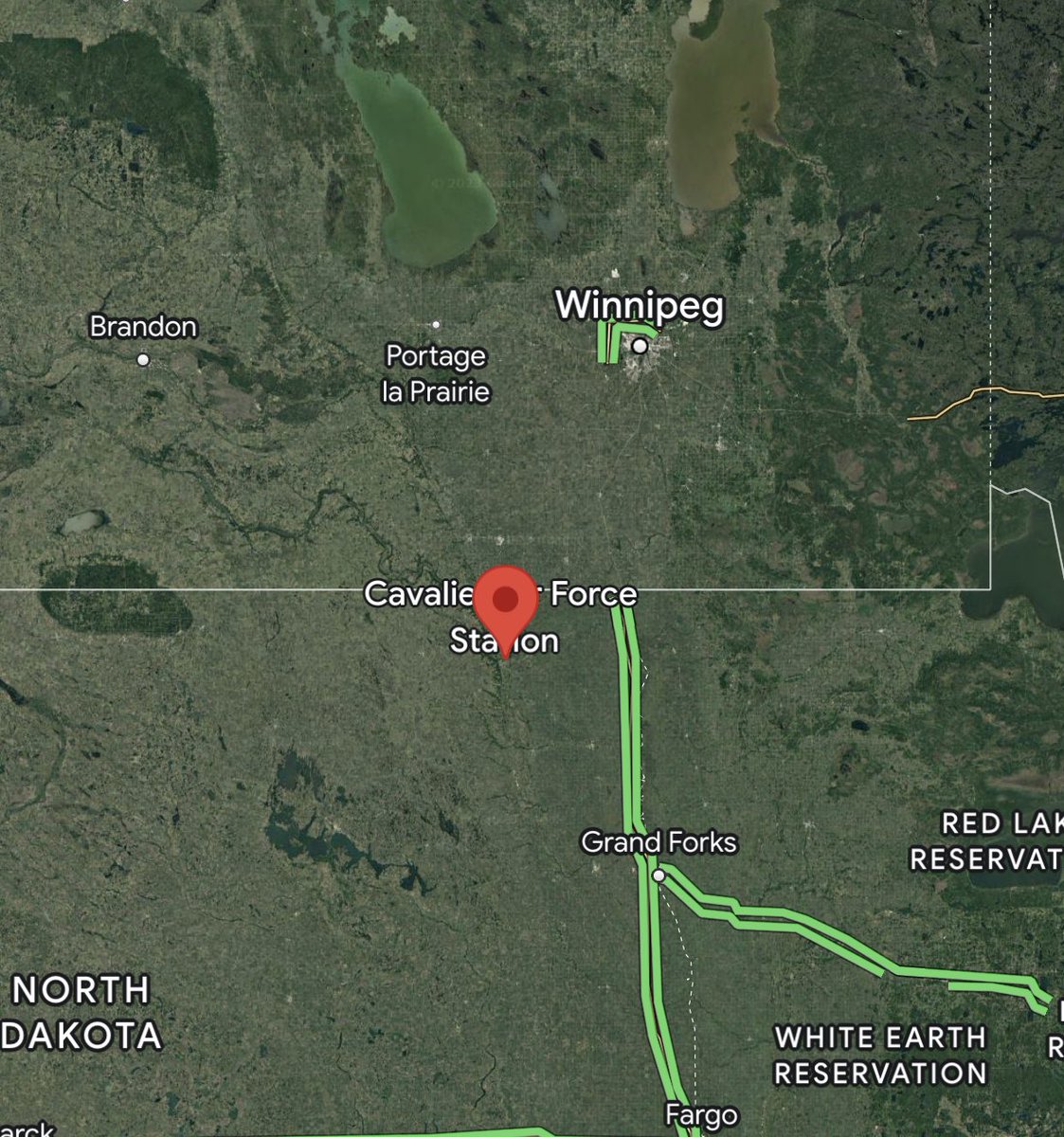 Radio & Nukes 🇺🇦 on Twitter "Outside Cavalier, North Dakota sits the