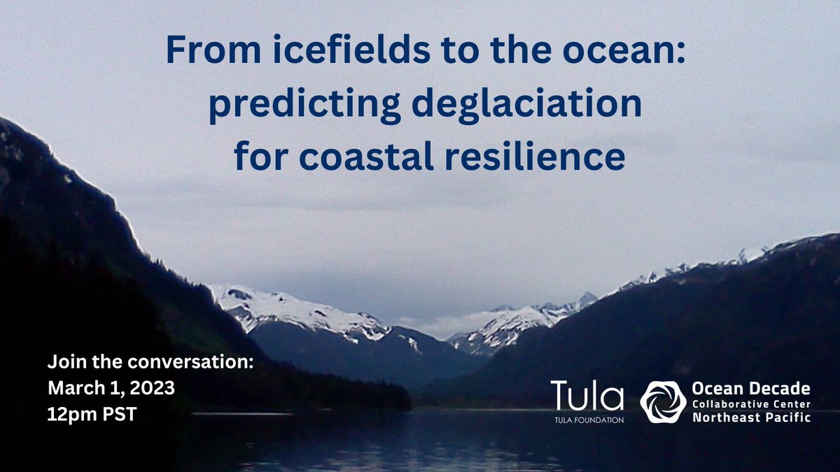 📅Join us online: Mar 1, 12pm PST
A conversation on how we can predict the rate of glacier change, how ecosystems adapt to these changes and how coastal communities are mitigating and planning for resilience to change now, and into the future. 

icefields_to_oceans.eventbrite.ca