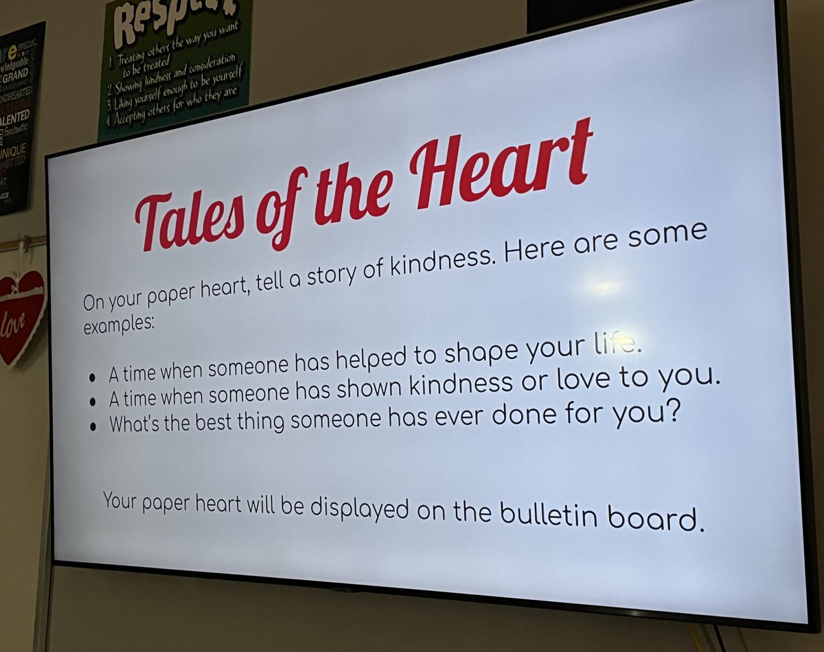 angidonen's tweet photo. It’s Kindness Week at SMMHS! 7th and 8th grade students took time to reflect and share stories of kindness in “Tales of the Heart.” Thanks to @BergrenMaureen and the MS team! #SMMHSsoars https://t.co/DLUk0aBFk9