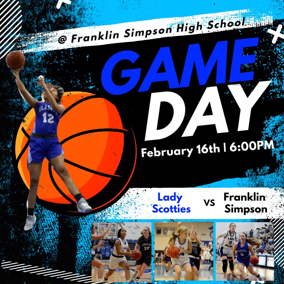 The Lady Scotties wrap up Regular Season play tonight @ Franklin Simpson! The girls will tip off at 6:00pm with the boys to follow!
