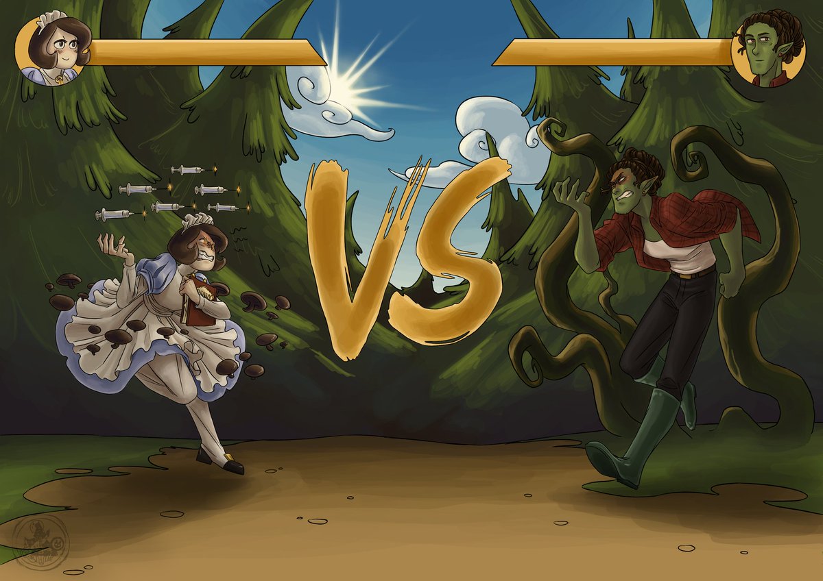 n_nanomy's tweet photo. REPOST LE MANOIR SANS FIN
Une force irrésistible rencontre un inébranlable pivot, qui de Neratou ou d’Alba aura le dernier mot.
Encore un autre VS, des deux qui gagne cette fois ? (je pense personne, c'est bien pour ça que ce combat et éternel 🥲 )
#art #lmsf #repost https://t.co/aMAQuCGVPm