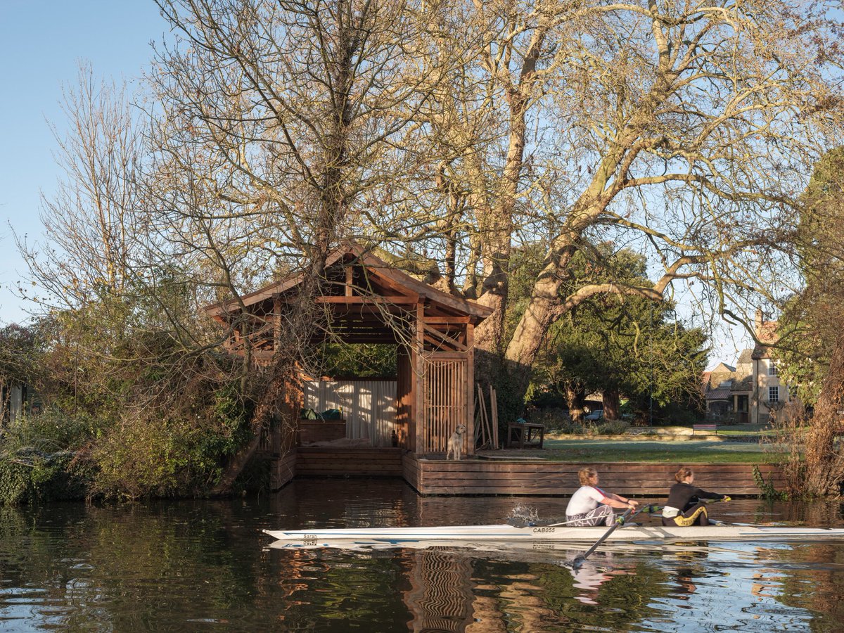 We are delighted that our Boltless Boathouse has been shortlisted for this year’s RIBA Awards. We designed and constructed a contemporary timber “folly”using Japanese carpentry techniques, without the use of any mechanical fixtures. #ribaawards #riba #ribaeast #cambridge