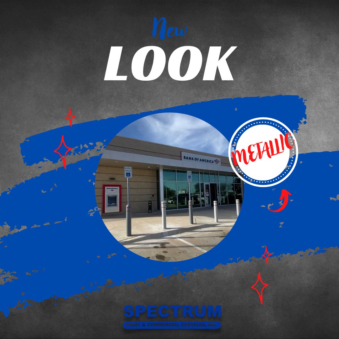 spcs_inc's tweet photo. Have you seen the new look?! 🌟 Putting metallic up all over town… #paintinghoustonpretty #paintingmetallics #sevenkingdoms #afterthefall #spectrumpaintandcommercialservices #spcs_inc https://t.co/6gBJ4rX2EL