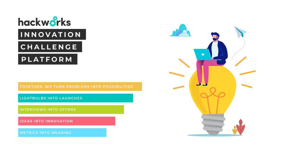 Organizing your own hackathon or innovation challenge? Check out the Hackworks Innovation Challenge Platform, an all-in-one tool that simplifies the hosting process! Build your free challenge or book a demo to see what's possible: bit.ly/3J6CBu2 #innovation #software