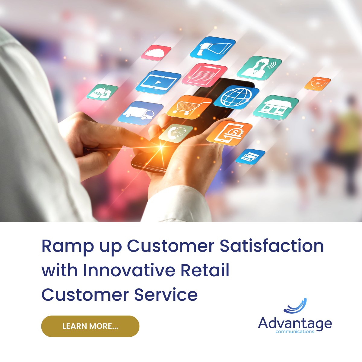 Advantage_Call's tweet photo. From social messaging to intelligent voice automation and contact center AI, Advantage Communications provides the latest digital solutions combined with experienced call center agents to keep your customers coming back for years to come. 
▶️ https://t.co/CUU5q23JjP https://t.co/mH3TDTxP2y