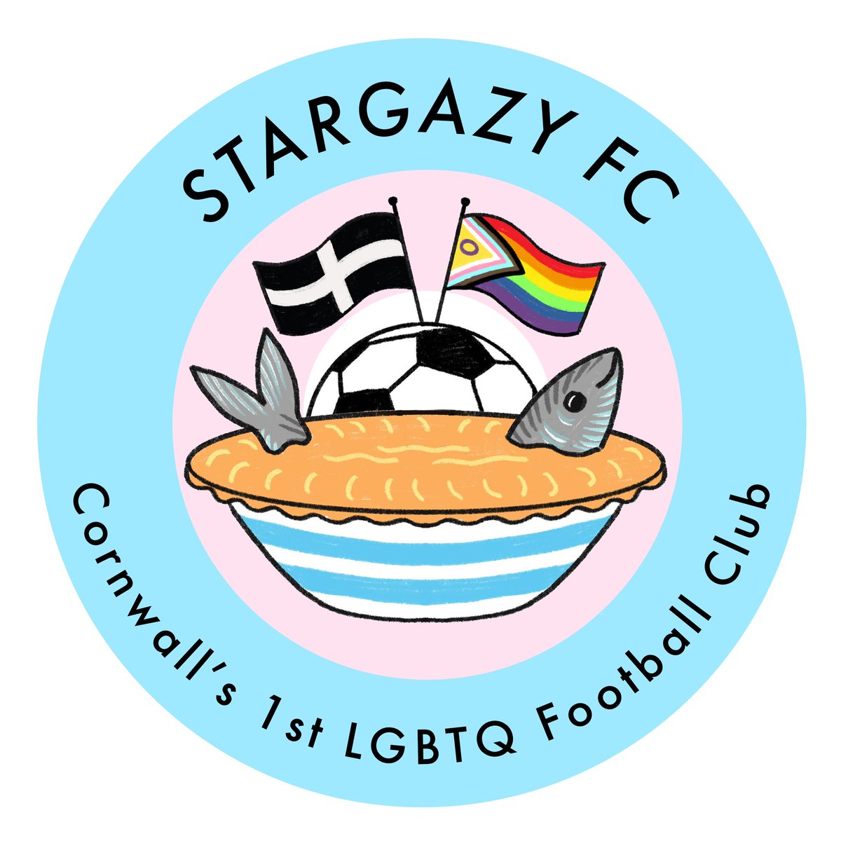 stargazyfc's tweet photo. Stargazy FC had a meeting tonight to finalise details for our first training session. Details will be announced tomorrow and we are so excited about Stargazy FC! Please spread the word of Cornwall’s first LGBTQ+ football club and we can’t wait to have a kick about. https://t.co/lMIrTXUz3w