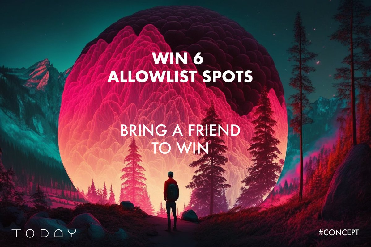 🧠 This could be your last chance to be early 🧠

So bring a friend to win spots! 👥 

Simply retweet and tag a friend who doesn't follow us below. If they decide to follow us too you will BOTH be entered to win a spot on our allow-list EACH. Easy!

We'll pick winners shortly!
