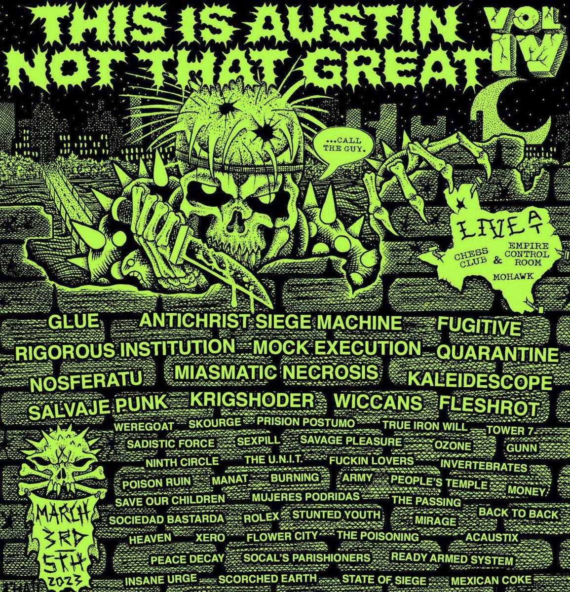 mohawkaustin's tweet photo. DON’T CATCH FOMO AND ATTEND @ThisIsAustinNTG VOL. IV March 2nd - March 5th! Head to https://t.co/RjbVrveDwO 🎟️ while you can! https://t.co/GhySRIUlJR