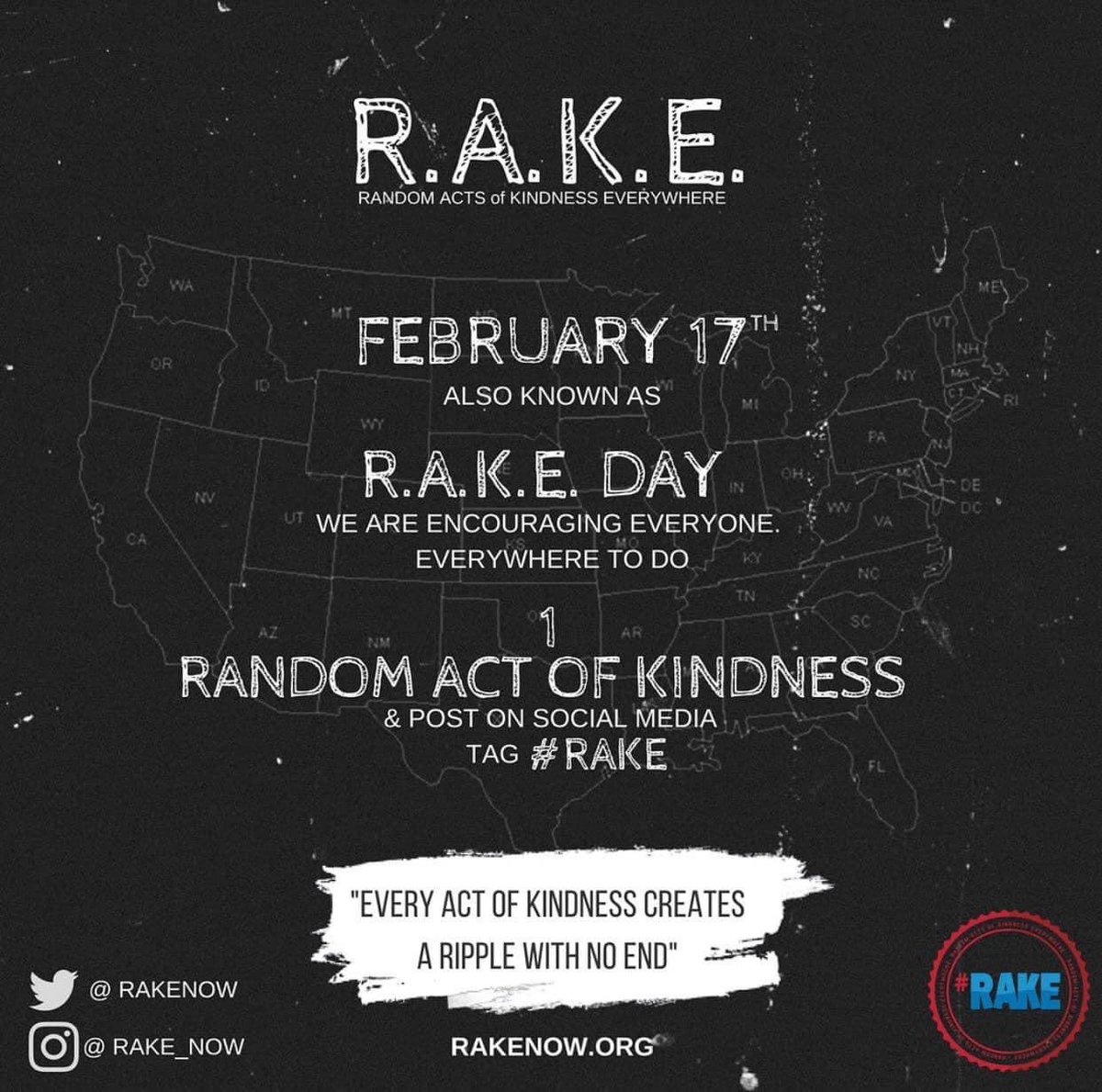 Rickonia's tweet photo. February 17, 2023 is National Random Acts of Kindness Day 

#NationalRandomActsofKindnessDay https://t.co/Z86iL0F4eb