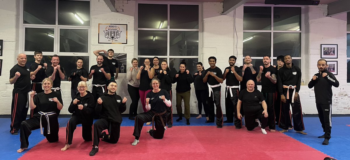 NMAHuddersfield's tweet photo. WOW WOW WOW
Outstanding adults mixed style karate class tonight!
Seeing everyone shine makes us so proud!!
Amazing work from you all tonight! 👏👏👏 #confidence #kickboxing #martialarts #motivation #respect #lookgooddogood #inspiration #mma #discipline #fitnessfreak https://t.co/Oq2ECtzBio