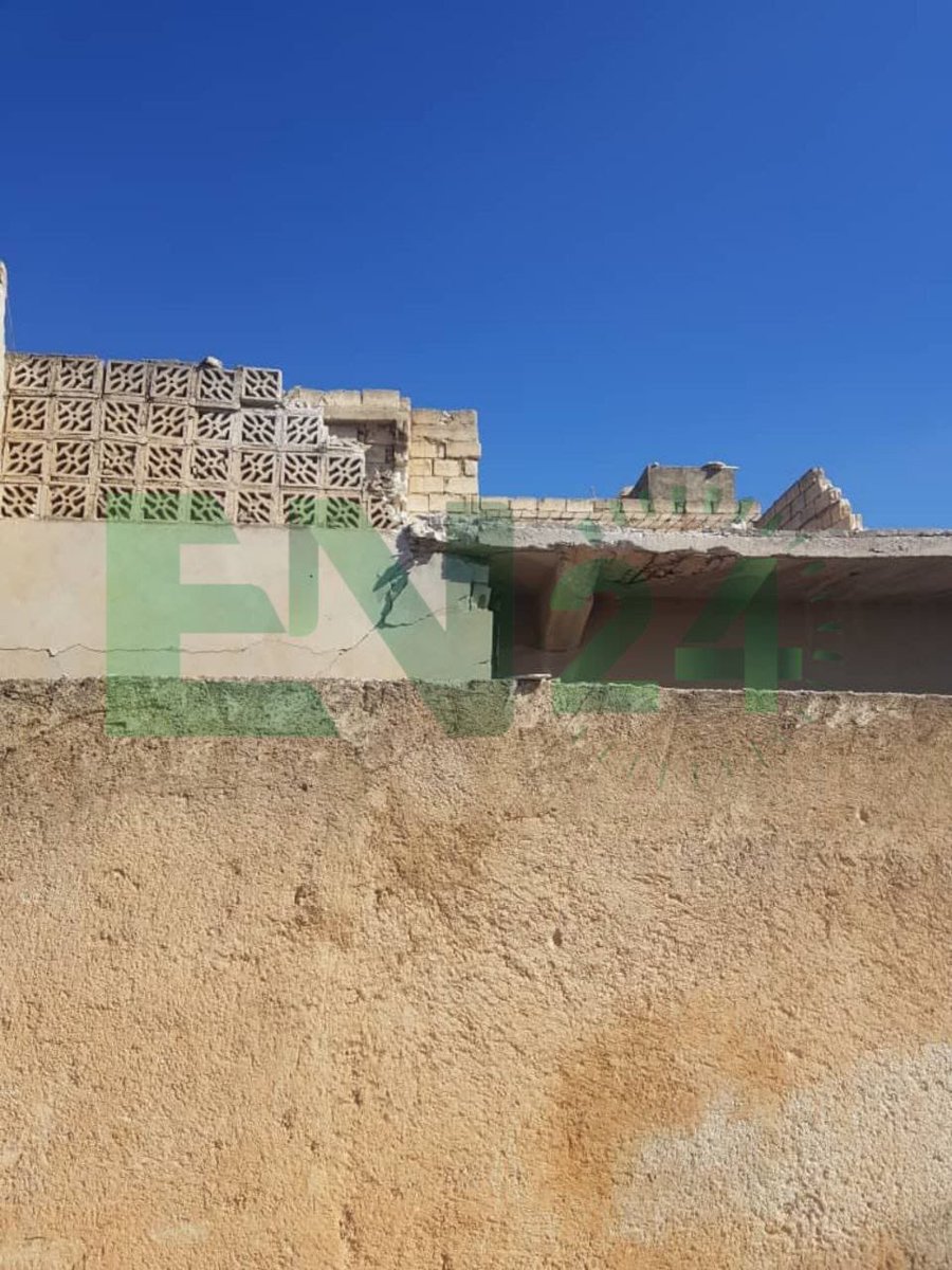 iAmHaks's tweet photo. Til Rifat, one of the places affected by the Earthquake, has been bombed today by Turkish state. While people are denied aid by the Turkish army during a humanitarian disaster, they are still bombing people. #TurkeyTerrorState https://t.co/B40ShK62ax