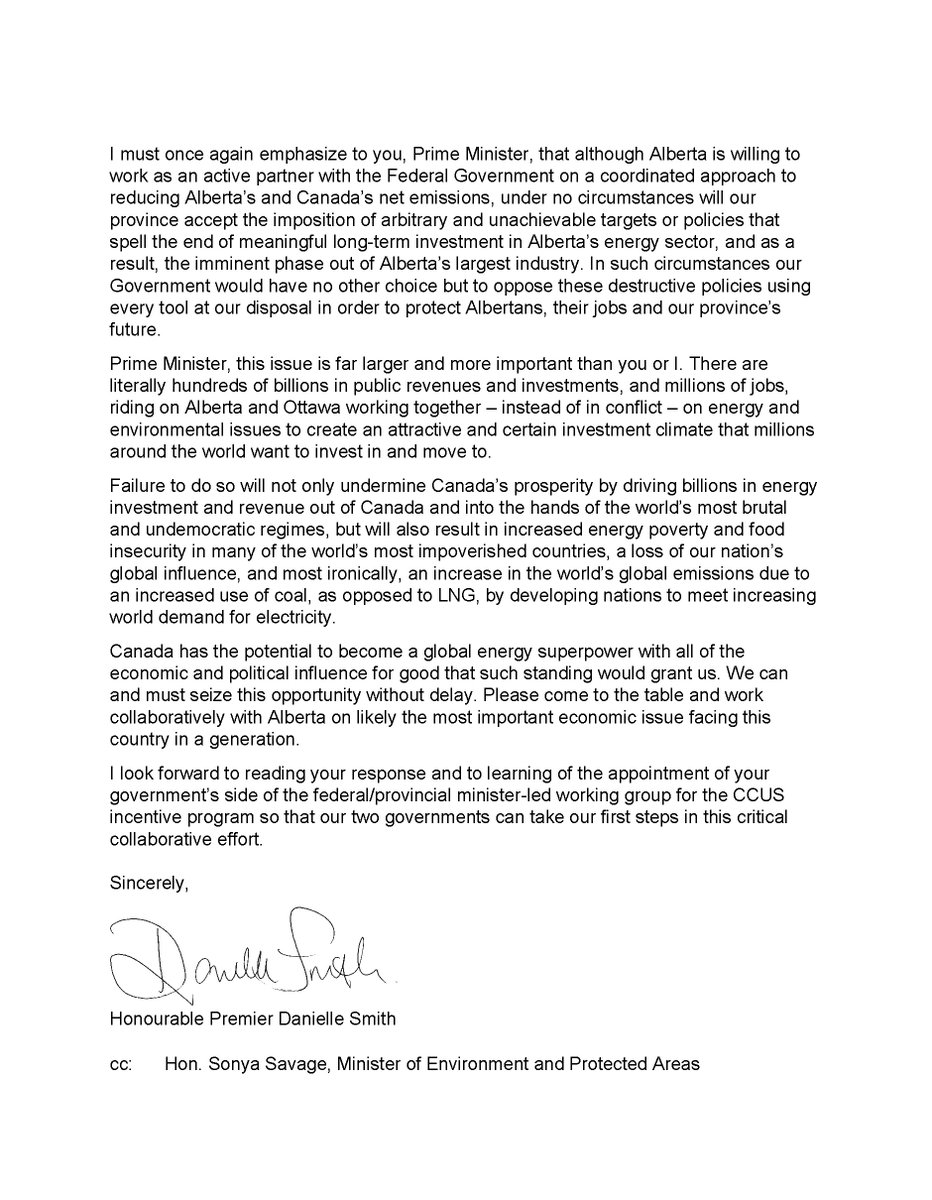 Danielle Smith tweet media