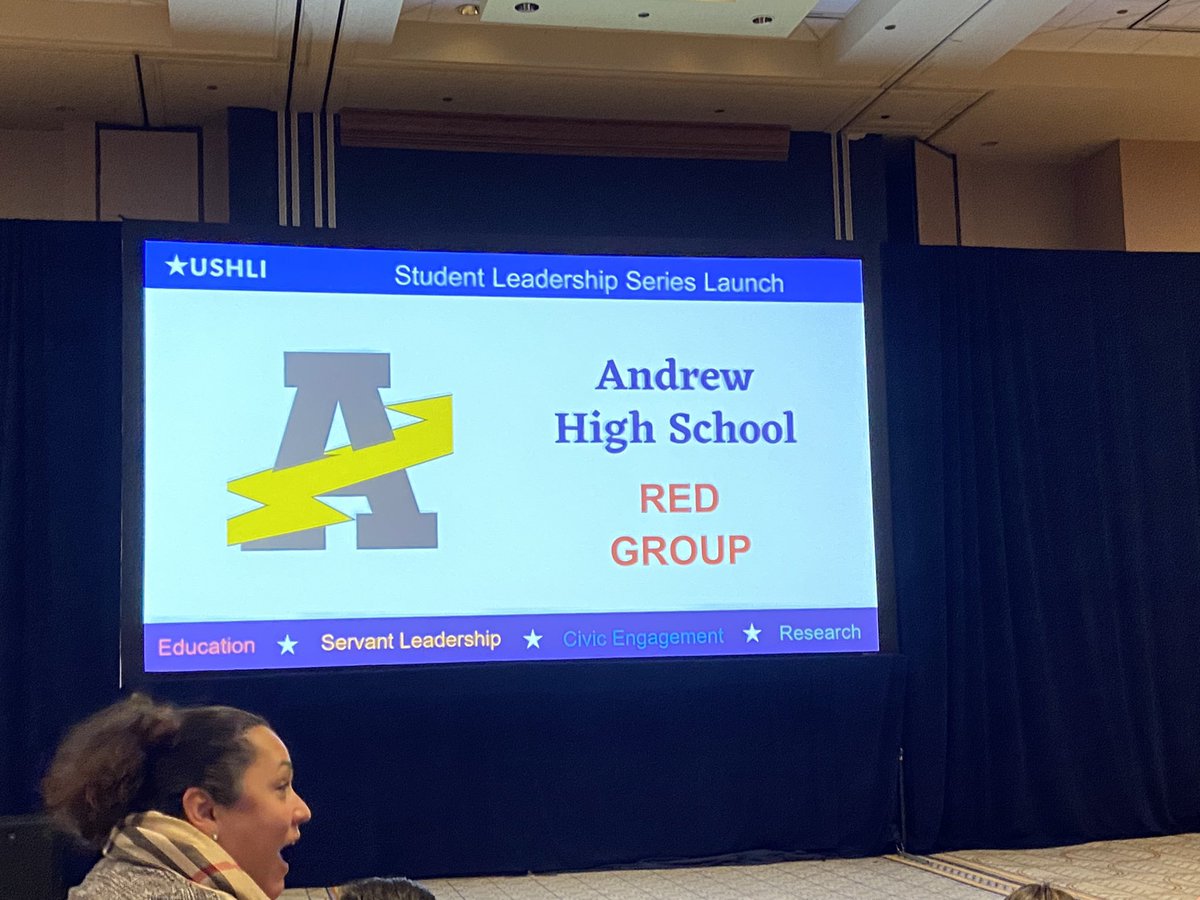 mdlvd230's tweet photo. Andrew High School @TheUSHLI Conference. @AndrewHS_d230 https://t.co/ed0c1Lm9KM