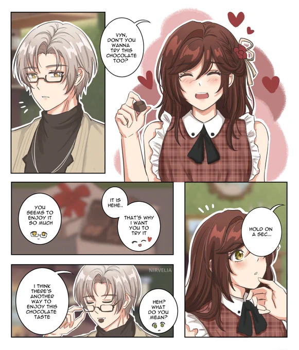 As sweet as chocolate #TearsofThemis #未定事件簿 #미해결사건부 #VynRichter #莫弈 #vynrosa 