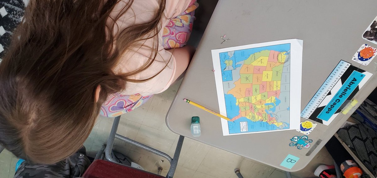 3rd grade just finished mystery stories. So obviously we connected with a random school to since a mystery of our own. Great connecting with a school in Washington State #mysteryskype #mysteryclassroom