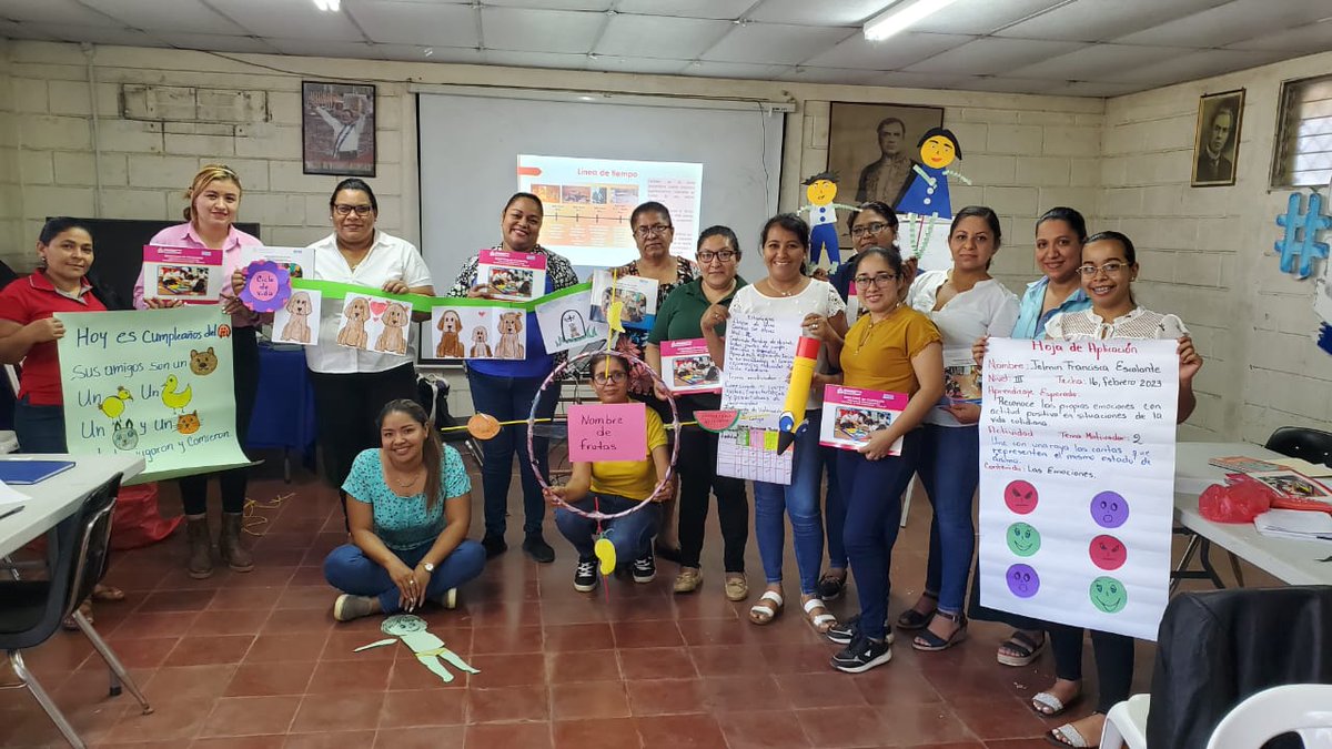 Circulo Pedagógico con Asesores Pedagógicos de Educación Inicial de los 13 Municipios del Departamento de Chinandega sobre Estrategias, Técnicas e Instrumentos para Valorar el Avance Cualitativo de las Evidencias de Aprendizajes.
#Nicaragua