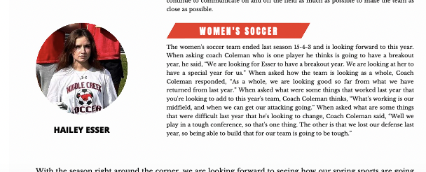 hailey_esser's tweet photo. Latest edition of MCHS HOOFPRINT https://t.co/Xur5WLUJId