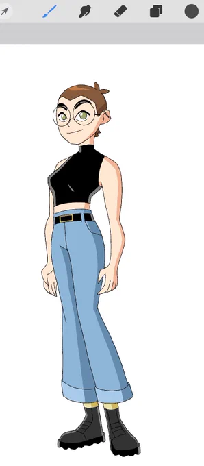 Drew myself in TFA verse style as well as something super self indulgent  