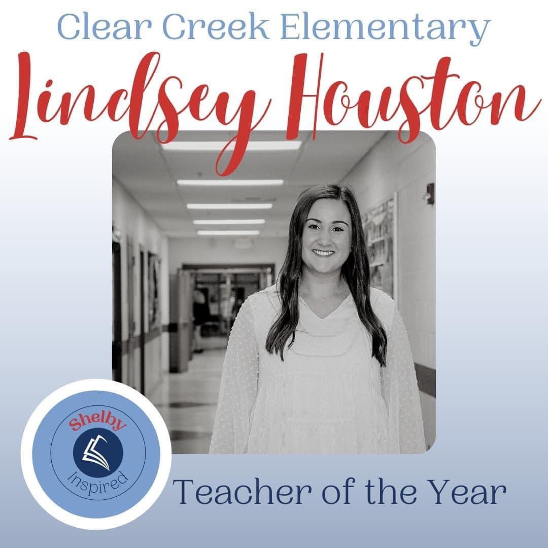Congrats to Ms Houston!! 🎉🎊🥳👏 #teacheroftheyear