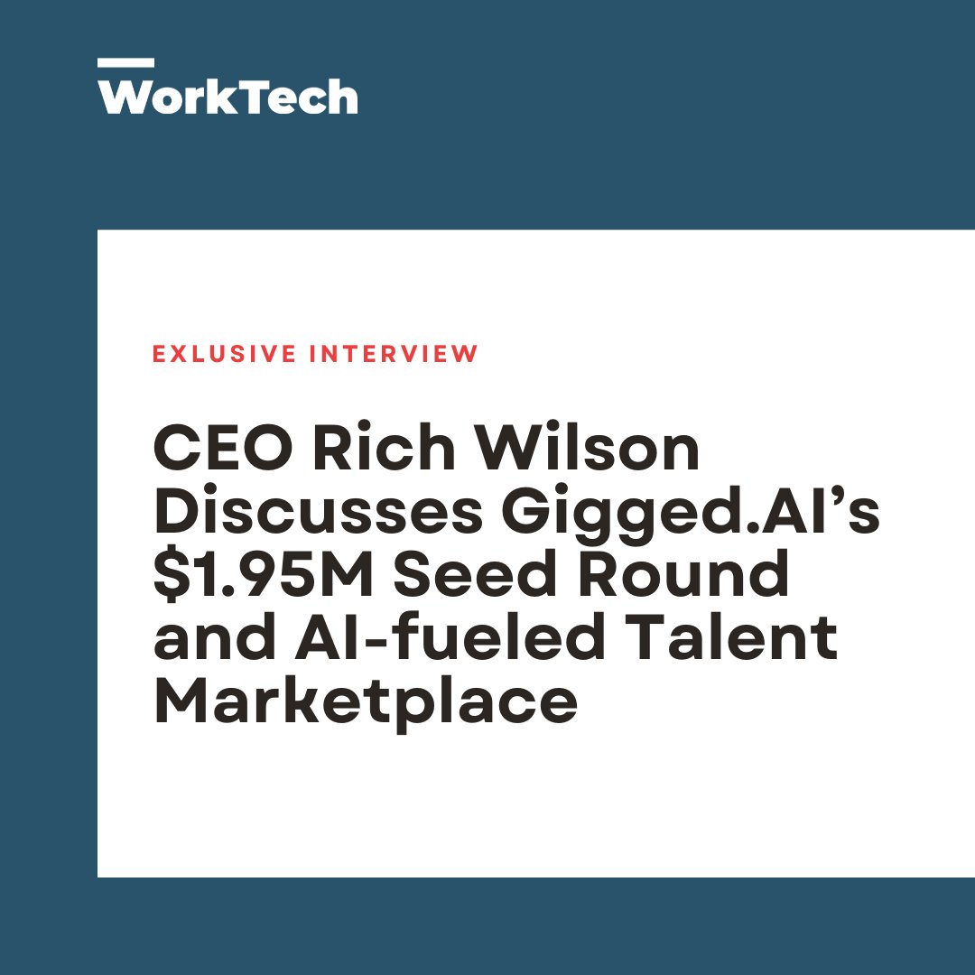 Gigged.AI CEO and co-Founder Rich Wilson sat down with George LaRocque to discuss the market, our product, and what's next for Gigged.AI. 

Watch the interview here: loom.ly/5YBz8gY

#HRtech #WorkTech #VC #HR #Recruiting #FutureOfWork
