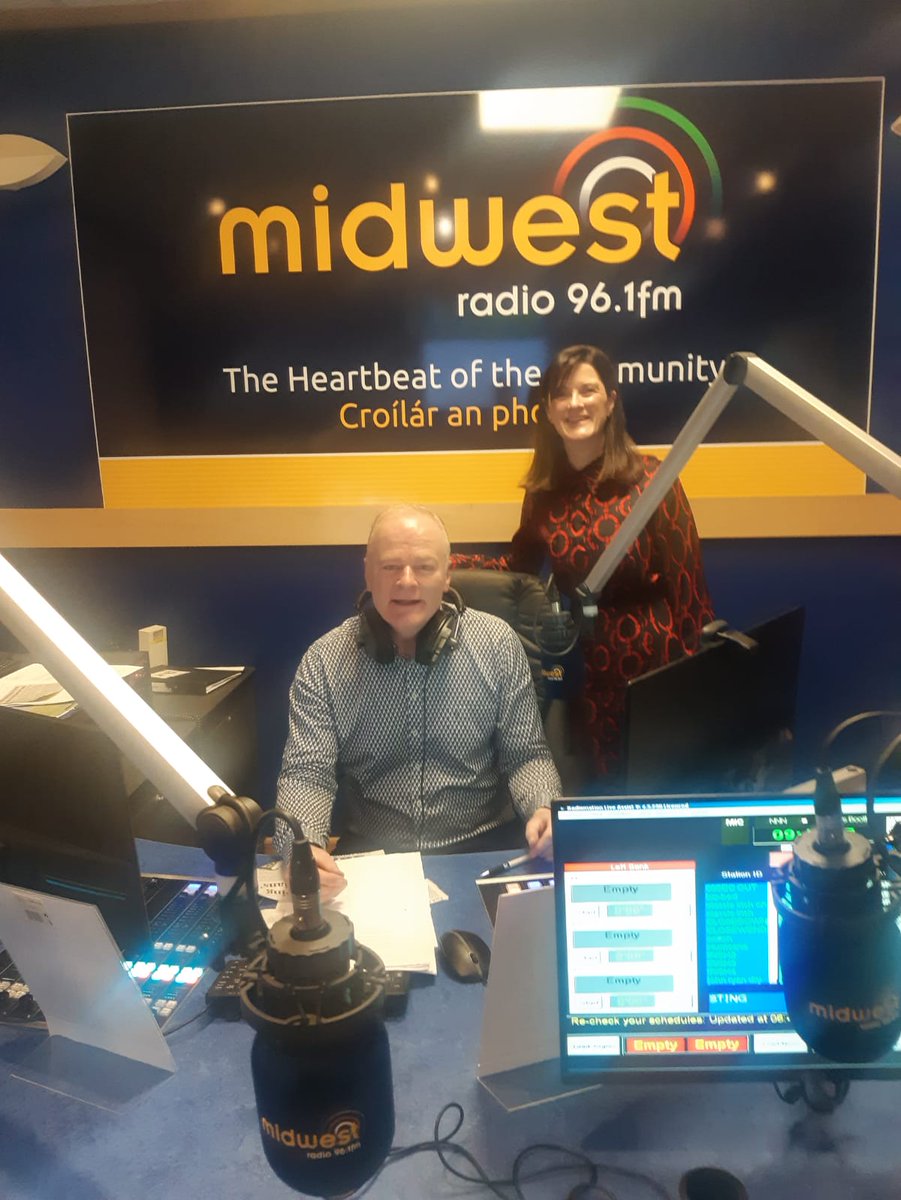 southwestmayo's tweet photo. Thanks so much to Tommy Marren @radiomidwest who pretty much managed a mini-LEADER consultation for us live on air this morning! The feedback from listeners was super. Thank you to everyone who contributed.👏 #OurRuralFuture #CLLD #BottomUpApproach https://t.co/HiRbLiX2gu