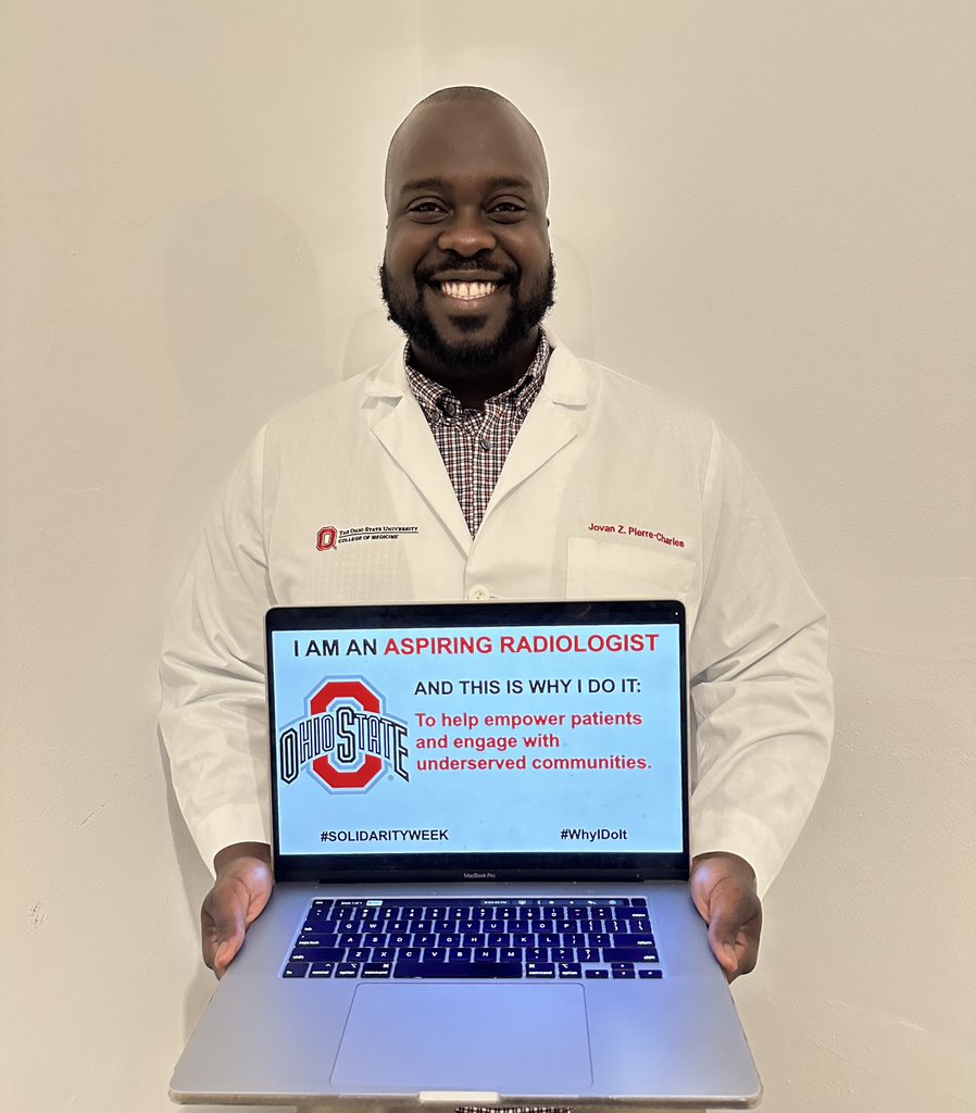 osumcghhs's tweet photo. @drjpc_ shares #WhyIDoIt #SolidarityWeek @OSUWexMed @OhioStateMed https://t.co/b5vfydxVTl
