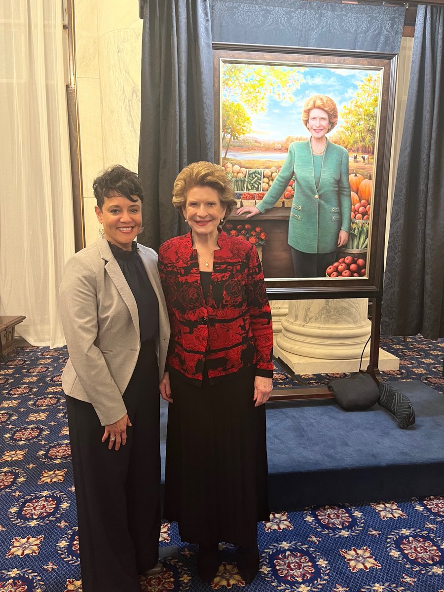 Congratulations <a href="/SenStabenow/">Sen. Debbie Stabenow</a> on your phenomenal portrait unveiling. Through your leadership with <a href="/SenateAgDems/">Senate Ag, Nutrition, & Forestry Committee Dems</a>, it has been an honor to learn from and work with you in championing change in agriculture.